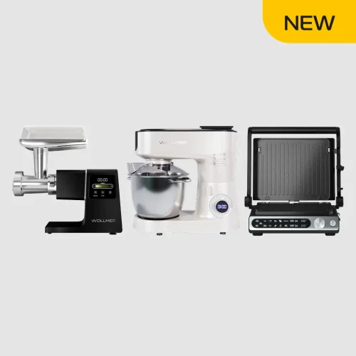 Комплект «Планетарный миксер T1000 + Мясосомка M909 + Гриль S805»